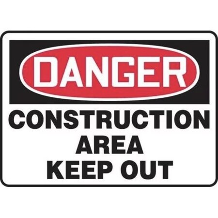 Accuform OSHA DANGER SAFETY SIGN CONSTRUCTIO MADM014XP MADM014XP